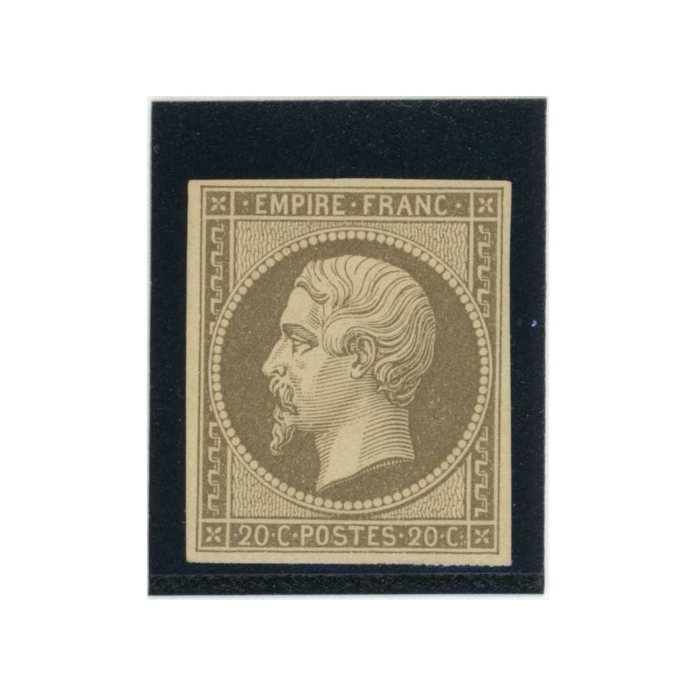Napoleon 20 c. Brun - Essai de couleur