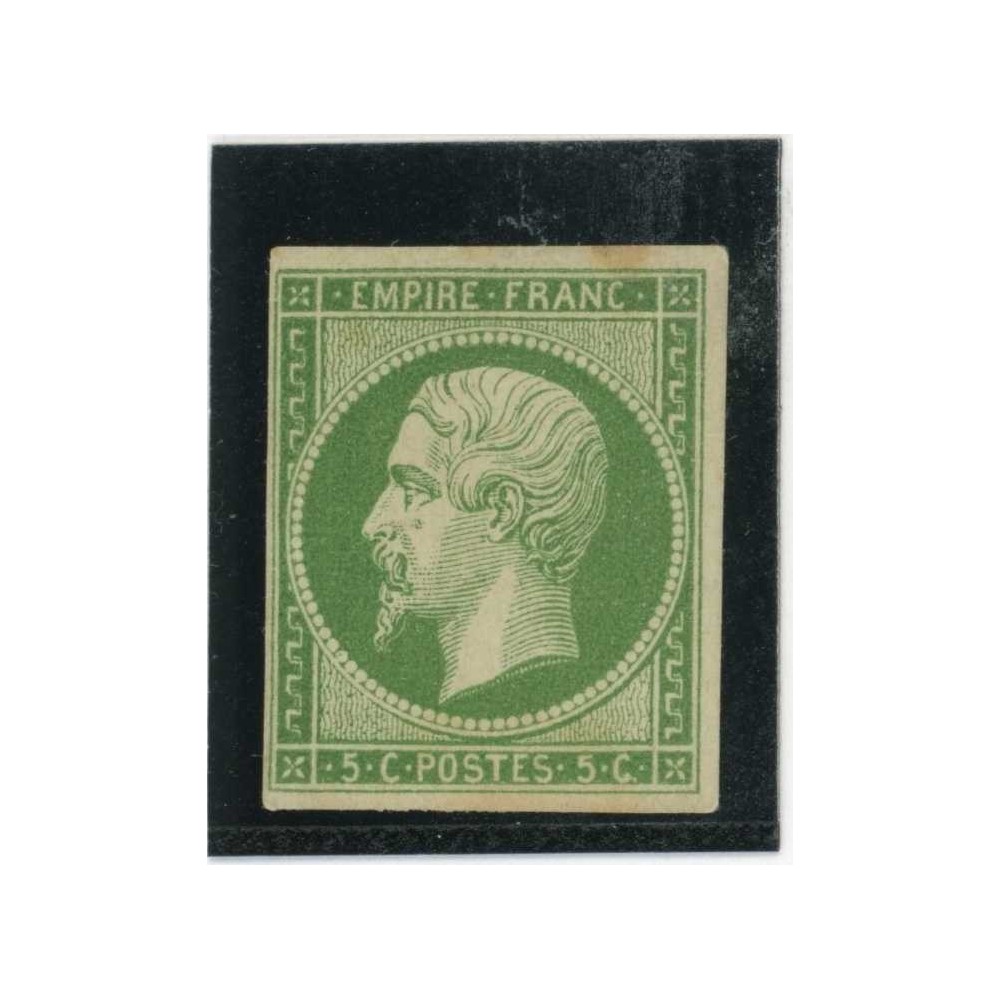Napoleon 5 c. Vert - Essai de couleur
