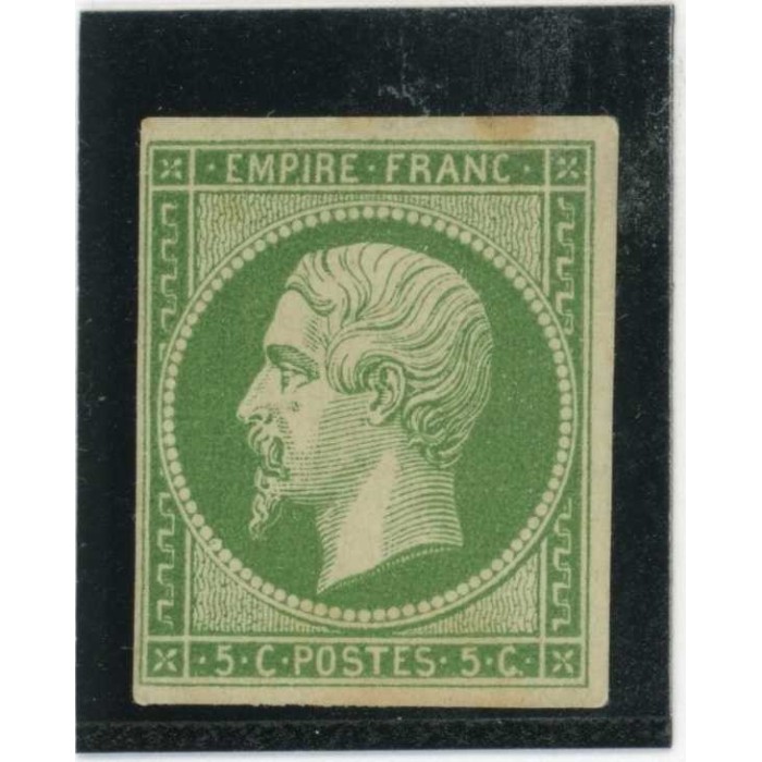 Napoleon 5 c. Vert - Essai de couleur
