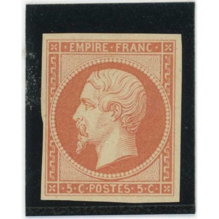 Napoleon 5 c. Rouge - Essai de couleur
