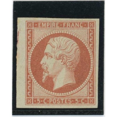 Napoleon 5 c. Rouge - Essai de couleur