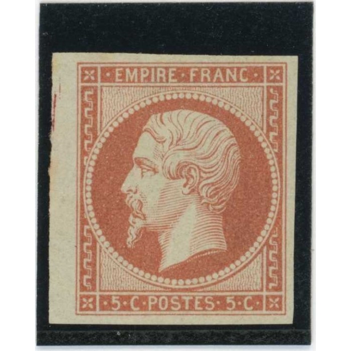 Napoleon 5 c. Rouge - Essai de couleur