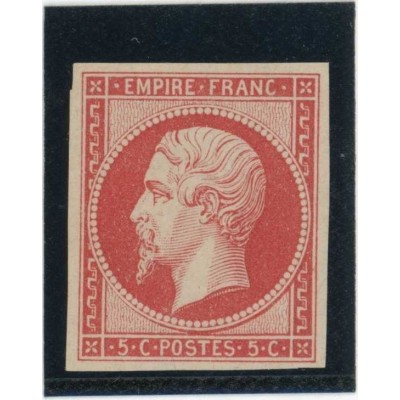 Napoleon 5 c. Rouge - Essai de couleur