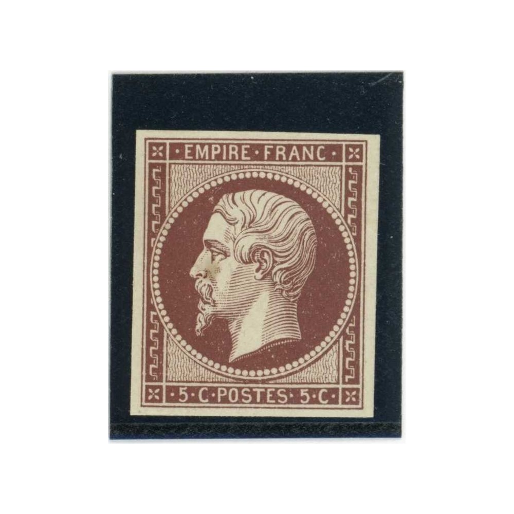 Napoleon 5 c. Brun Rouge - Essai de couleur