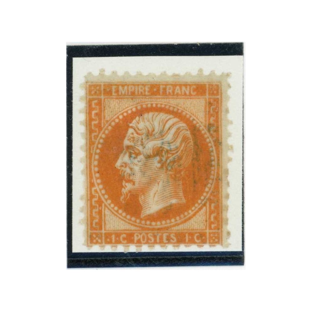Napoleon 1 c. Orange - Papier baudruche - Essai de couleur