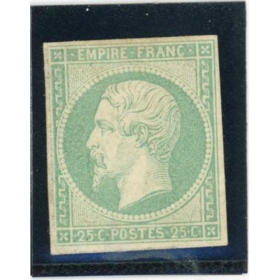 Napoleon 25 c. Vert - Essai de couleur