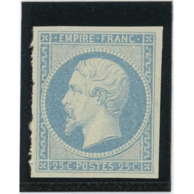 Napoleon 25 c. Bleu - Essai de couleur