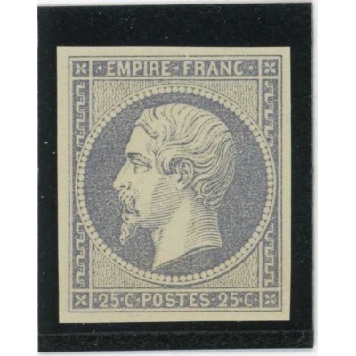 Napoleon 25 c. Bleu - Essai de couleur