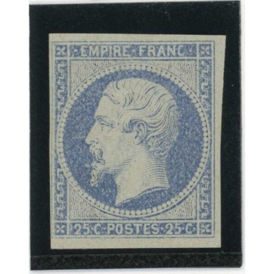 Napoleon 25 c. Bleu - Essai de couleur