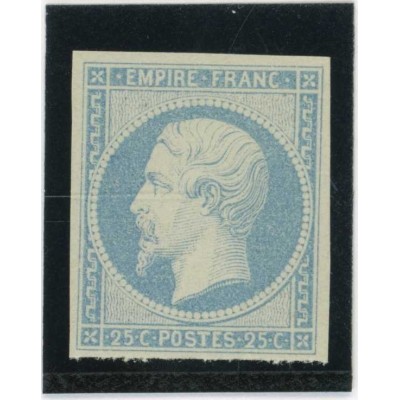 Napoleon 25 c. Bleu - Essai de couleur