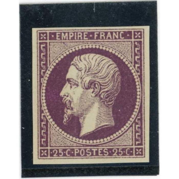 Napoleon 25 c. Lilas violet - Essai de couleur