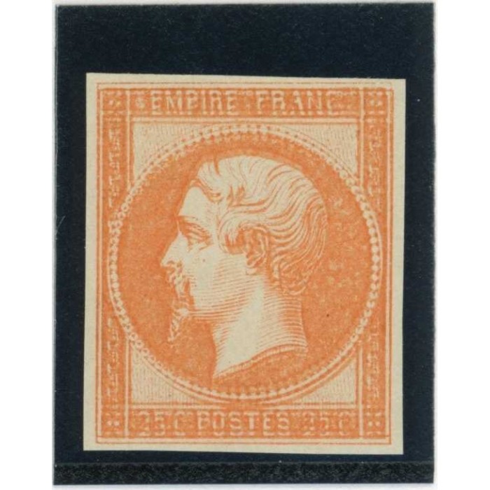 Napoleon 25 c. Orange - Essai de couleur