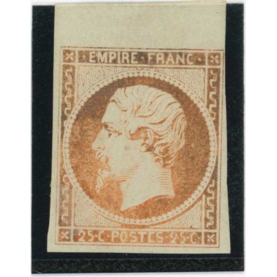 Napoleon 25 c. Orange - Essai de couleur