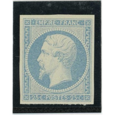 Napoleon 25 c. Bleu - Essai de couleur
