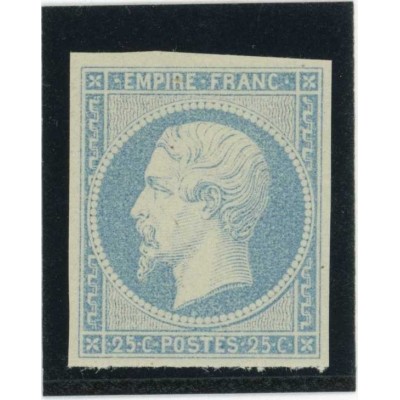 Napoleon 25 c. Bleu - Essai de couleur