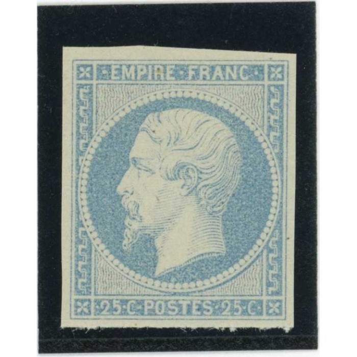 Napoleon 25 c. Bleu - Essai de couleur