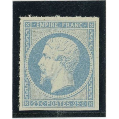 Napoleon 25 c. Bleu - Essai de couleur
