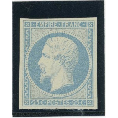 Napoleon 25 c. Bleu - Essai de couleur