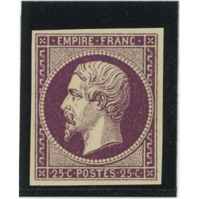 Napoleon 25 c. Violet - Essai de couleur