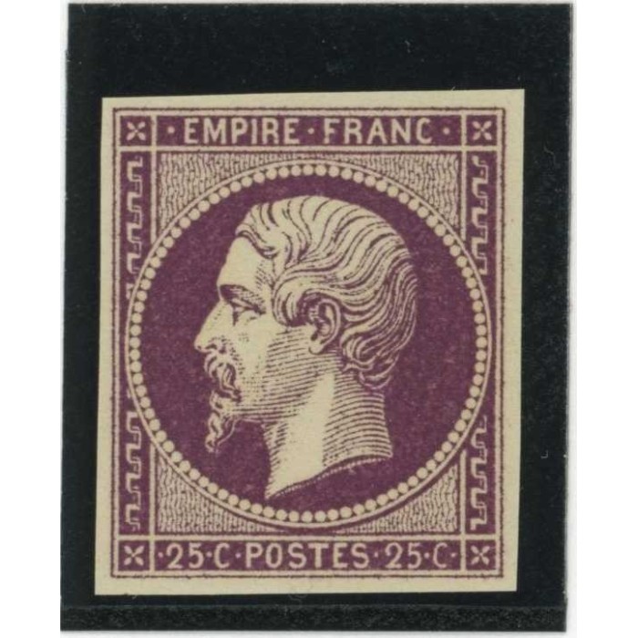 Napoleon 25 c. Violet - Essai de couleur