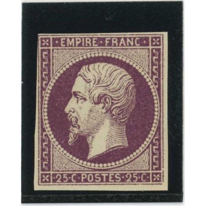 Napoleon 25 c. Violet - Essai de couleur