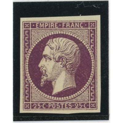 Napoleon 25 c. Violet - Essai de couleur
