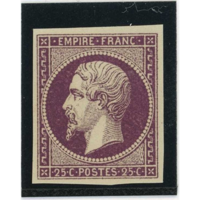 Napoleon 25 c. Violet - Essai de couleur