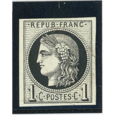 Cérès 1 c. Noir - Essai de couleur