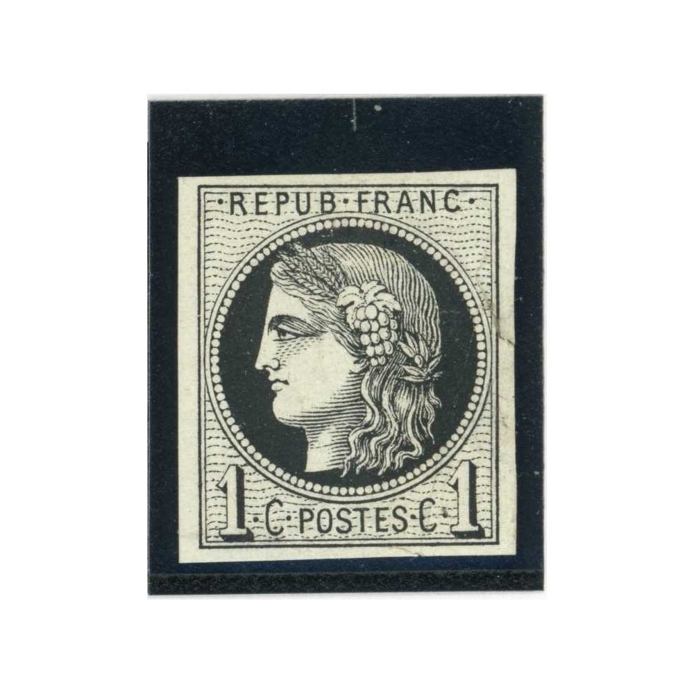 Cérès 1 c. Noir - Essai de couleur