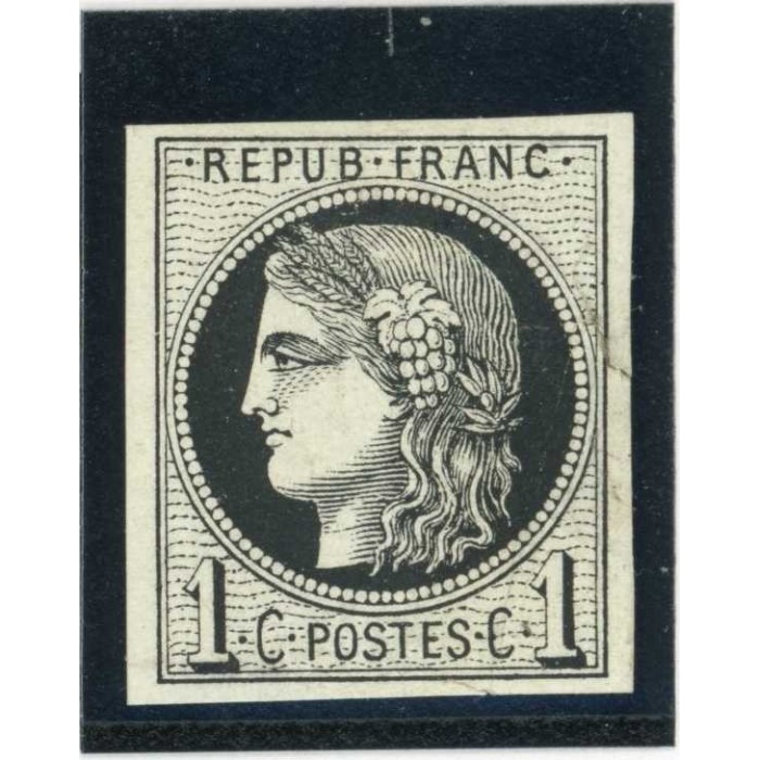 Cérès 1 c. Noir - Essai de couleur
