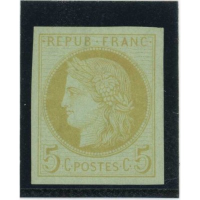 Cérès 5 c. Vert - Essai de couleur