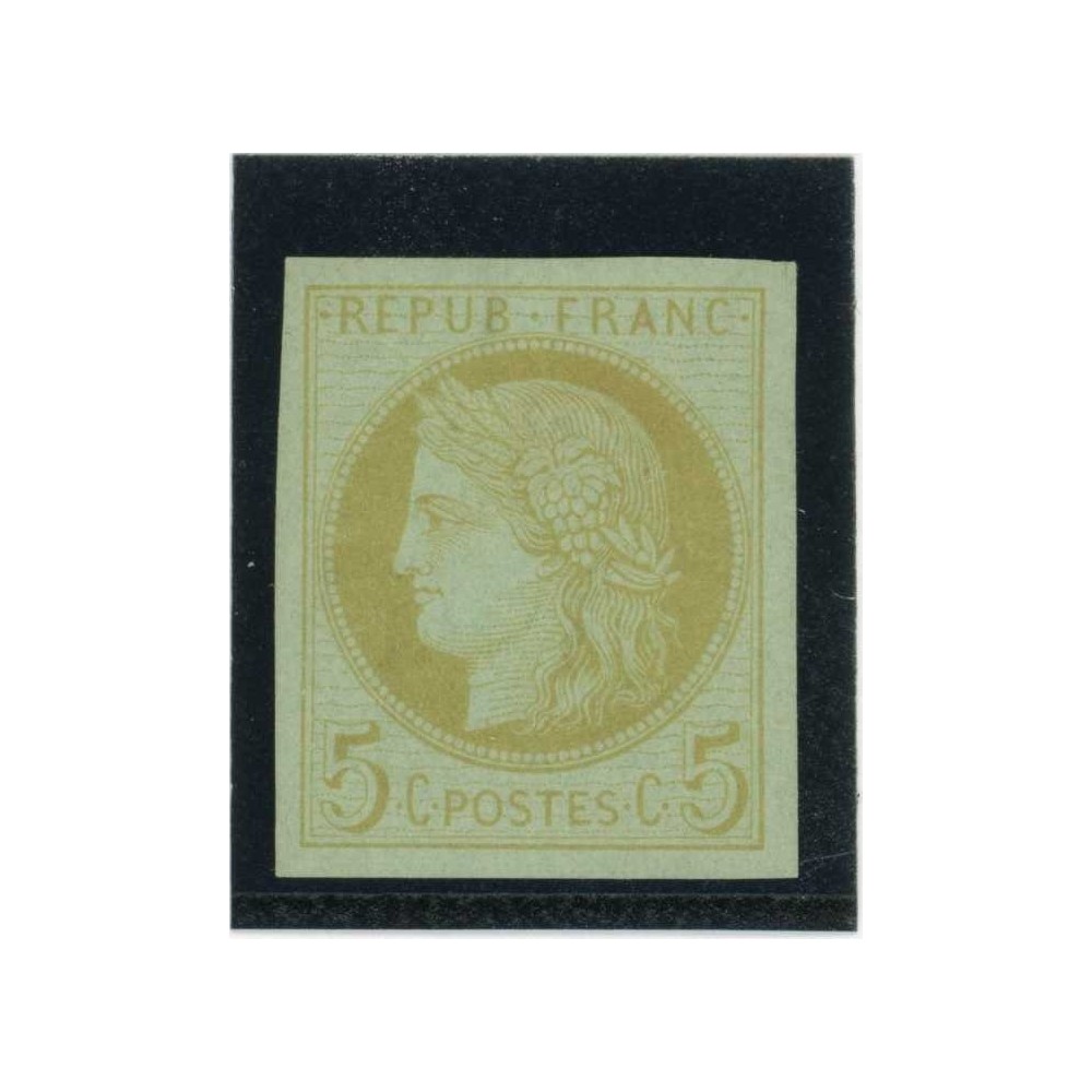 Cérès 5 c. Vert - Essai de couleur