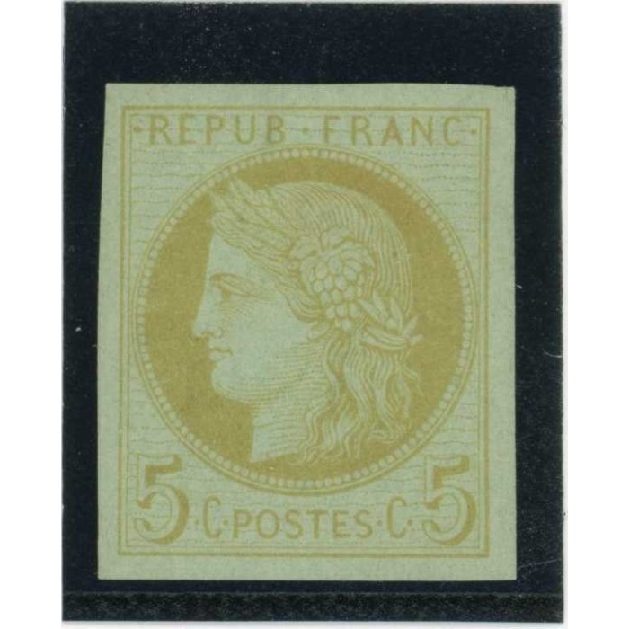 Cérès 5 c. Vert - Essai de couleur