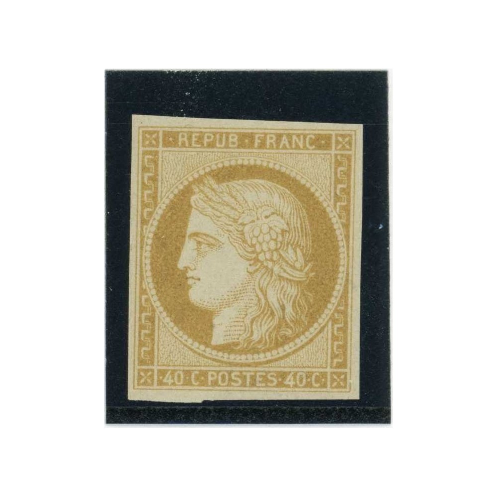 Cérès 40 c. Brun clair - Essai de couleur