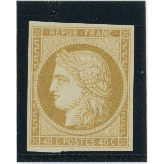 Cérès 40 c. Brun clair - Essai de couleur