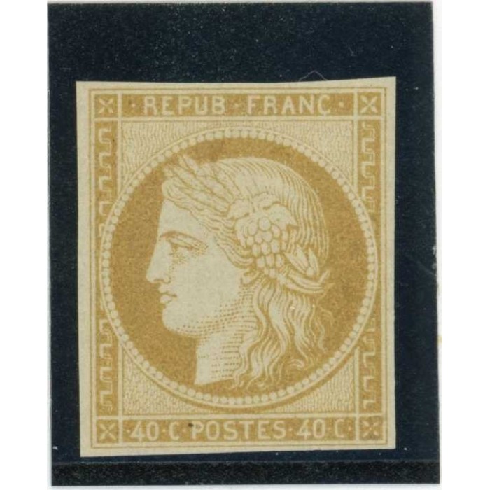 Cérès 40 c. Brun clair - Essai de couleur
