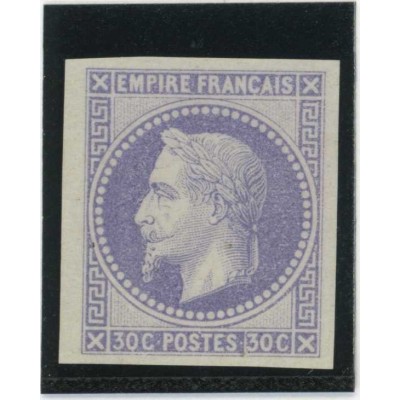 Napoleon Lauré 30 c. Lilas - Essai de couleur