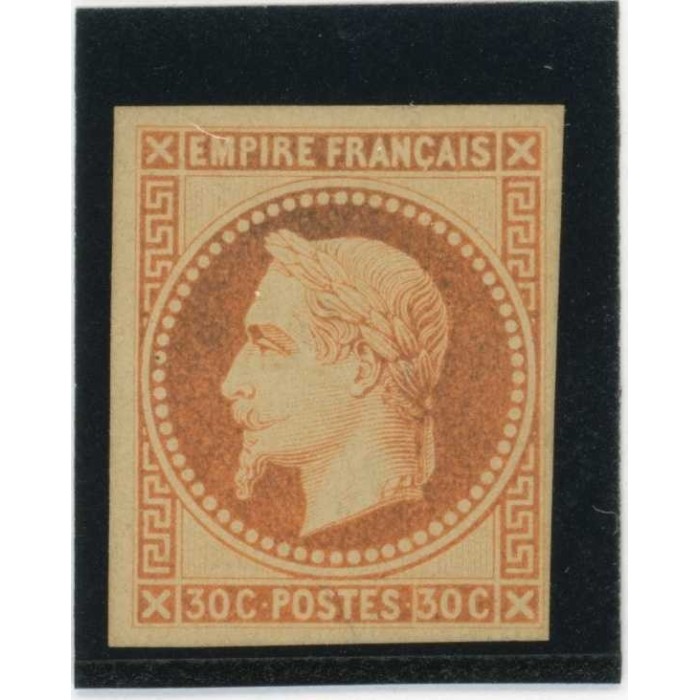 Napoleon Lauré 30 c. Orange - Essai de couleur