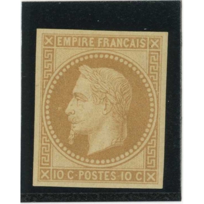 Napoleon Lauré 10 c. Brun - Essai de couleur