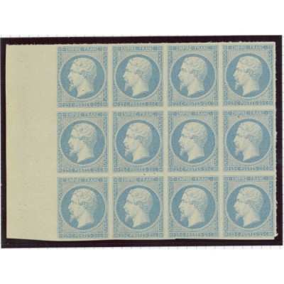 Napoleon Bloc de 12 - Essai de couleur