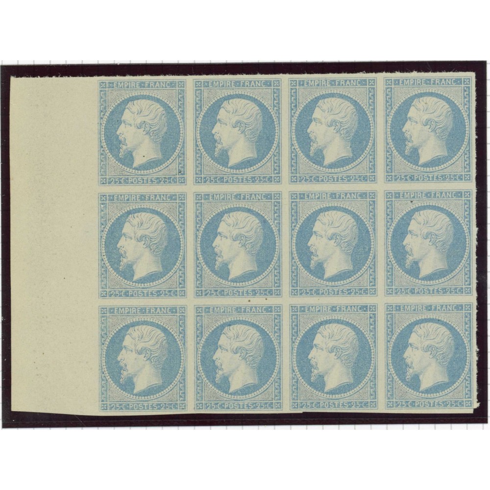 Napoleon Bloc de 12 - Essai de couleur