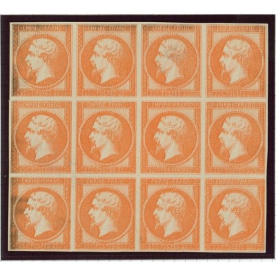 Napoleon Bloc de 12 - Essai de couleur