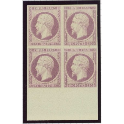 Napoleon Bloc de 4 - Essai de couleur