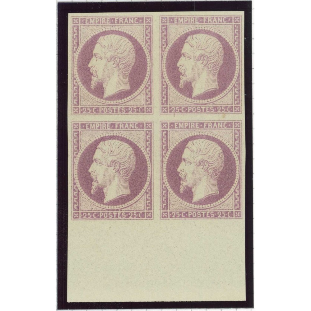 Napoleon Bloc de 4 - Essai de couleur