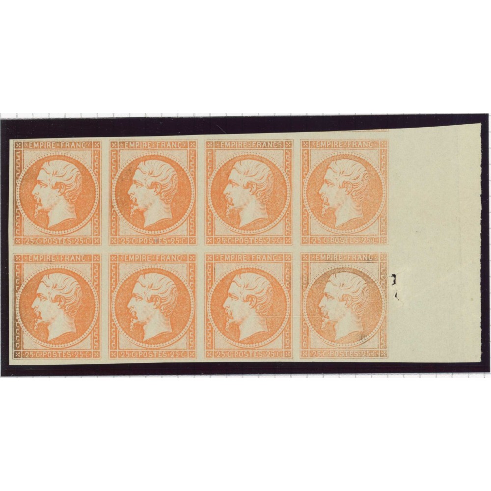 Napoleon Bloc de 8 - Essai de couleur