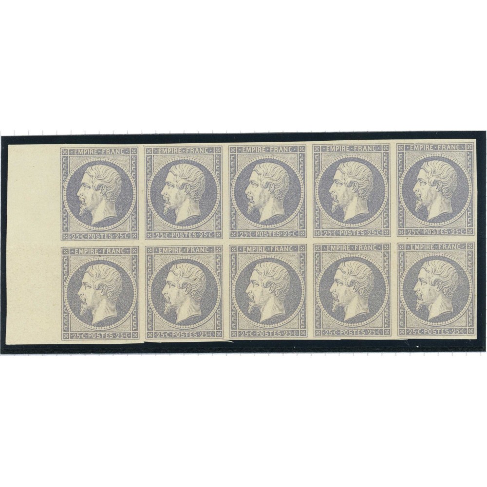 Napoleon Bloc de 10 - Essai de couleur