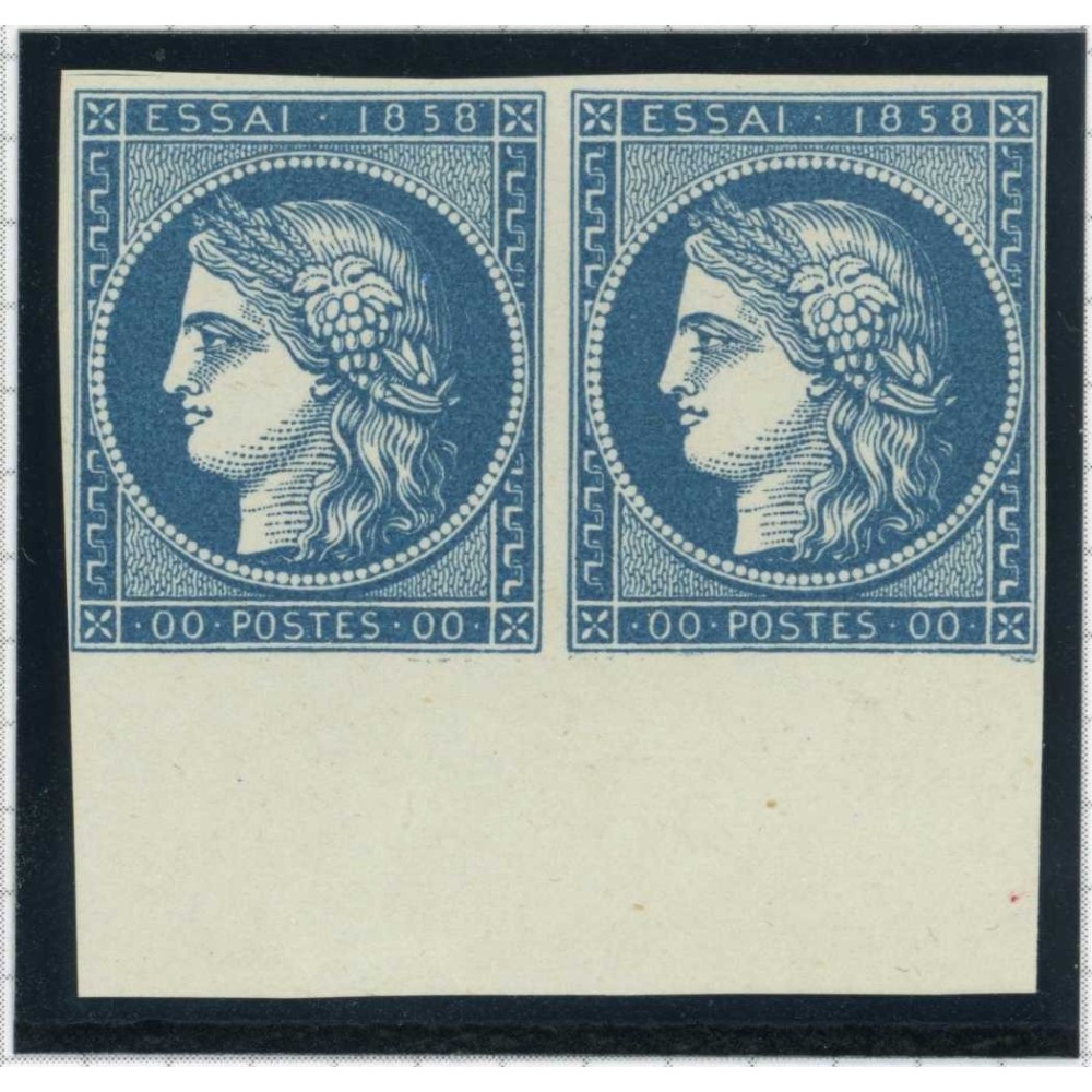 Cérès 00 Bleu - Paire - Essai de couleur