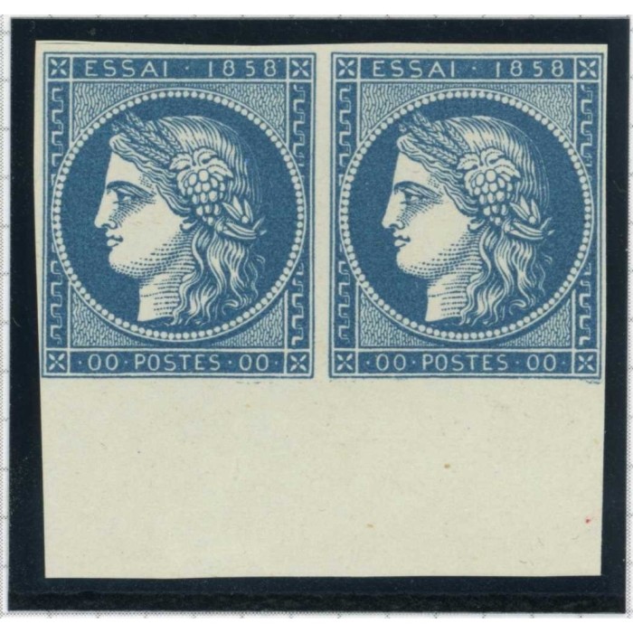 Cérès 00 Bleu - Paire - Essai de couleur