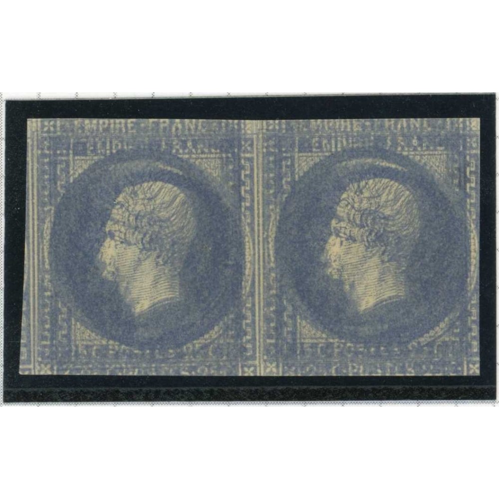 Napoleon Paire - Double impression - Essai de couleur
