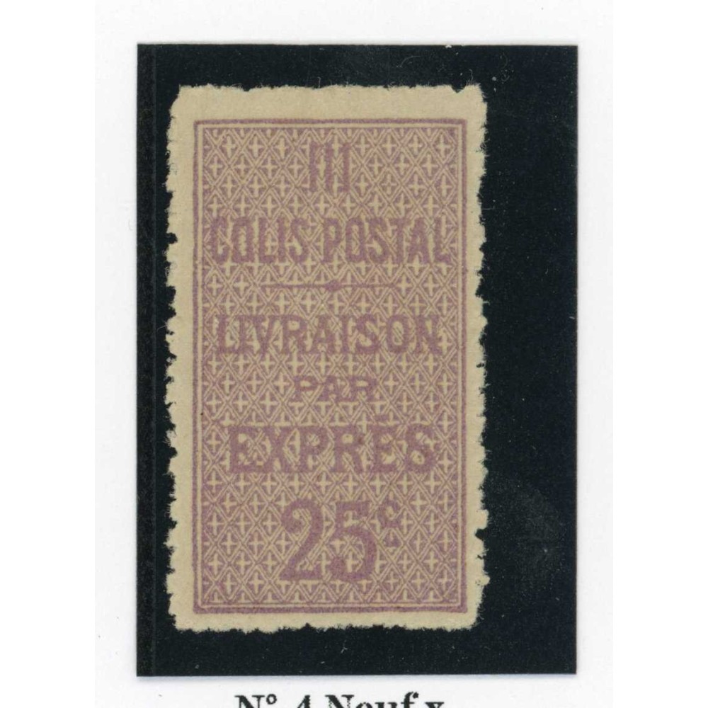 Algérie - Colis Postaux - YT 4 - Neuf x - Cote 22 Euros